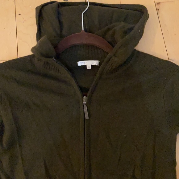 Vince Cashmere Cardigan Hoodie Sz XS - Picture 16 of 16